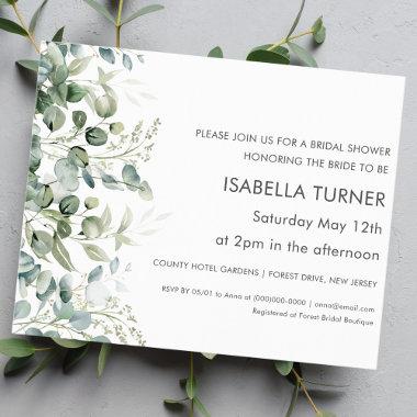 Greenery | Bridal Shower Invitations
