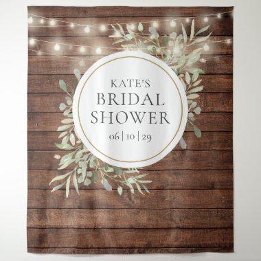 Greenery Bridal Shower Photo Booth Backdrop