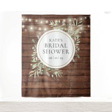 Greenery Bridal Shower Photo Booth Backdrop