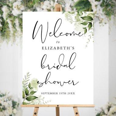 Greenery Bridal Shower Welcome Sign