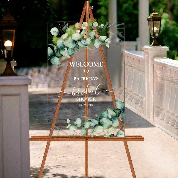 Greenery  Welcome Sign