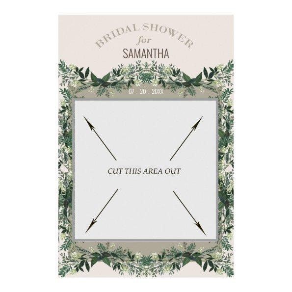 Greenery Portable Photo Booth Poster