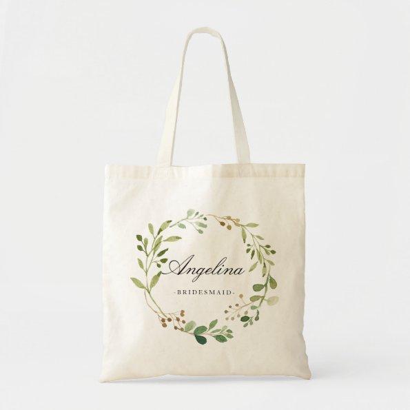 Greenery Bridesmaid Personalized-11 Tote Bag