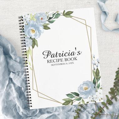 Greenery Dusty Blue  Recipe Book