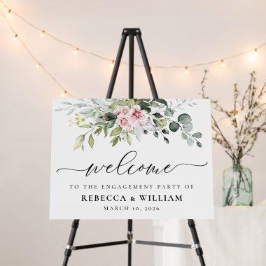 Greenery Engagement Party Foam Boards