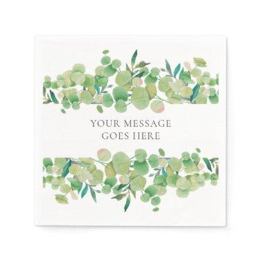 Greenery Eucalyptus Garland Napkins