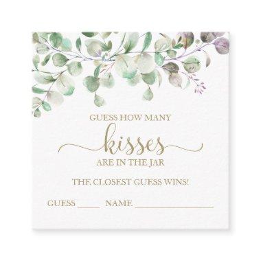 Greenery Eucalyptus Guess How Many Kisses