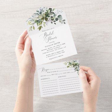 Greenery, Eucalyptus Leaves, Boho,  All In One