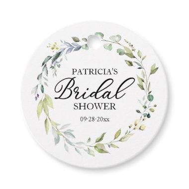 Greenery Eucalyptus Wreath  Favor Tags