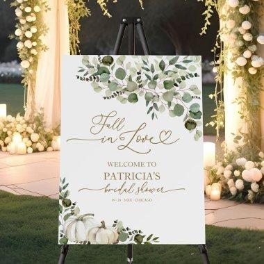 Greenery Fall In Love  Welcome Foam Board