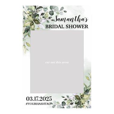 Greenery Foliage Boho  Photo Prop Poster