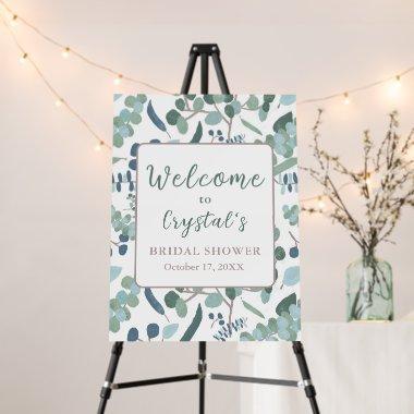 Greenery Foliage Welcome  Sign