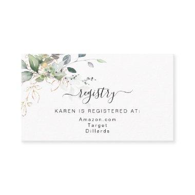 Greenery Gift Registry Enclosure