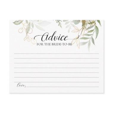 Greenery Gold Advice For The Bride-To-Be
