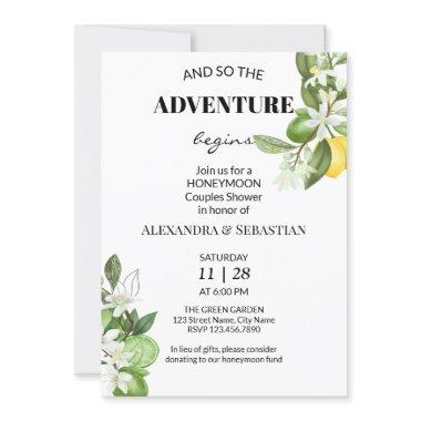 Greenery Lemony Honeymoon Shower