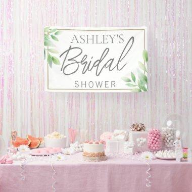 Greenery Rustic Bridal Shower Banner