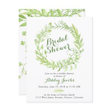Greenery Watercolo Wreath