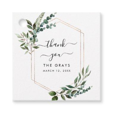 Greenery Wedding Favor Tag