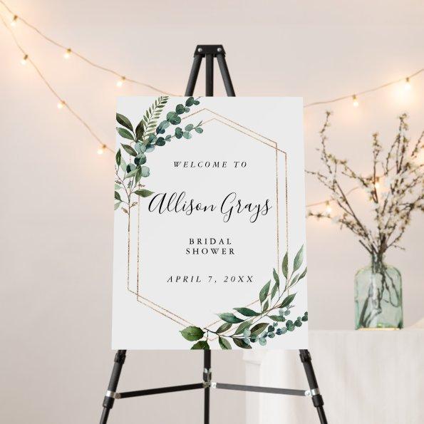 Greenery Welcome Sign