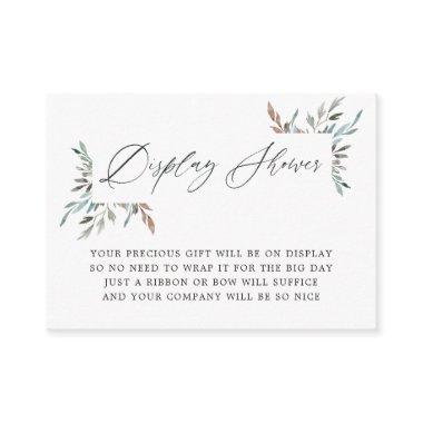Greenery Winter  Display Shower Enclosure