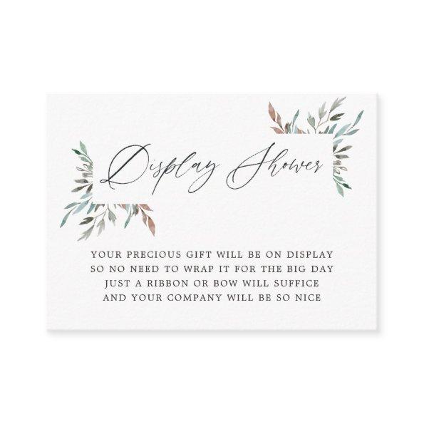 Greenery Winter  Display Shower Enclosure