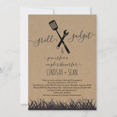 Grill & Gadget Bridal / Couple's Shower Invitations