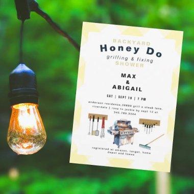 Grilling & Fixing Honey Do Yellow Couples Shower
