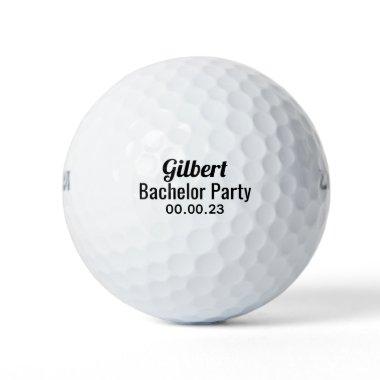 Groom Best Man Wedding Bachelor Party Golf Balls