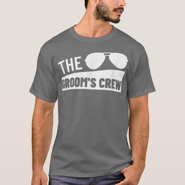 Groom Crew Squad Wedding Best Man Bachelor Party G T-Shirt