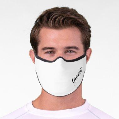 Groom Premium Face Mask