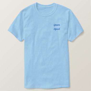 Groom Squad Embroidered T-Shirt
