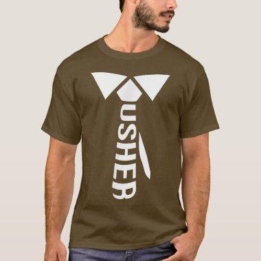 Grooms Crew Usher Bachelor T-Shirt