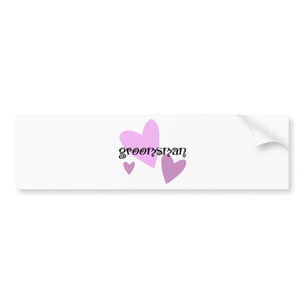 Groomsman Bumper Sticker