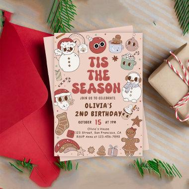 Groovy Christmas Hippie Santa Birthday