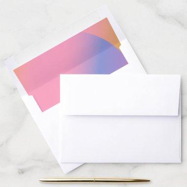 Groovy Purple Pink Gradient |  Envelope Liner