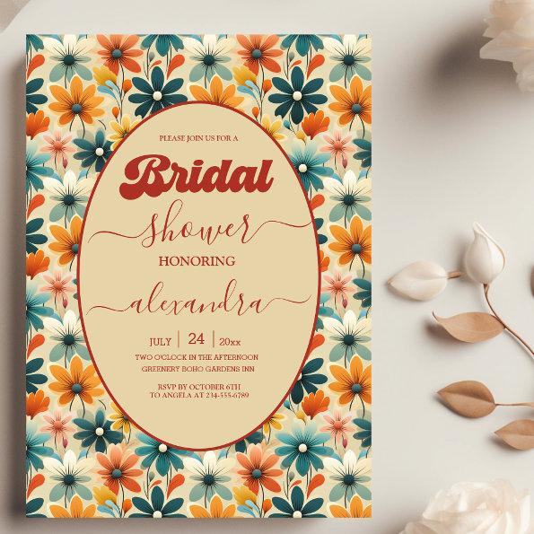 Groovy Retro 70s Floral