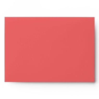 Guava Colored Envelope