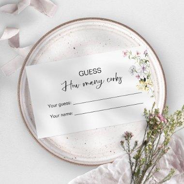 Guess How Many Corks Bridal Game Enclosure