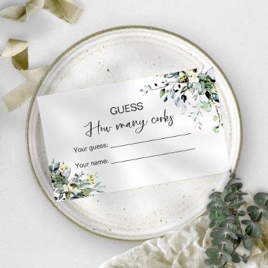 Guess How Many Corks Bridal Game Enclosure