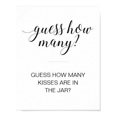 Guess How Many Kisses  Game Poster
