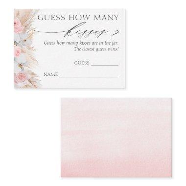 Guess How Many Kisses Pampas Grass Game