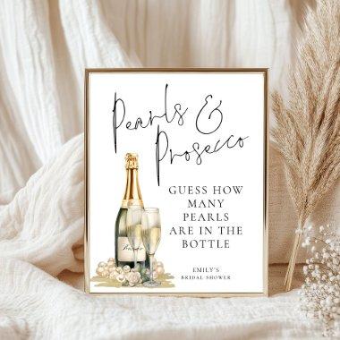 Guess How Many Pearls Are In Bottle  Poster