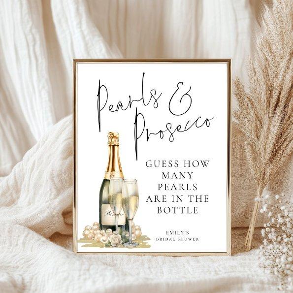 Guess How Many Pearls Are In jar  Poster