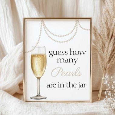 Guess how many pearls are in the jar  poster