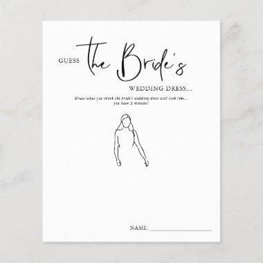 Guess The Bride's Dress | Bridal Shower Game