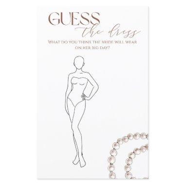 Guess The Dress Pearls And Prosecco Bridal Game