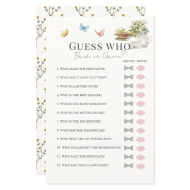 Guess Who Bride or Groom Book  Game