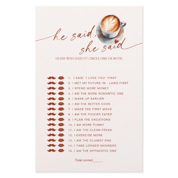 Guess Who Said It Coffee  Game