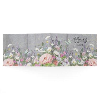 Guest Book Rustic Wood Floral Peony Wild Flowers