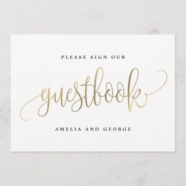 Guestbook Sign - Lovely Calligraphy Invitations